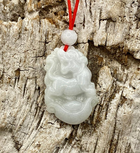 Jadeite Pendant Necklace, Protection Necklace, kids Lucky Jade Choker, Chinese Twelve Zodiacs Jadeite Pendant, Tiger Monkey Horse Ox Rat Dog