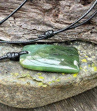 Load image into Gallery viewer, Authentic Natural Canadian Jade, Nephrite Jade Pendant, Canadian Jade Pendant, Mens Jade Necklace, Jade Necklace for Mens, Jade for men.