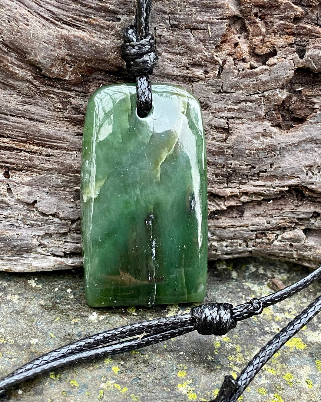 Real jade deals necklace mens