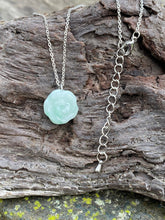 Load image into Gallery viewer, Dainty Jade necklace, Jadeite Rose Pendant, Natural Jadeite Necklace, Jade Rose Pendant, Jade Necklace, Jade Choker, Jade necklace girls