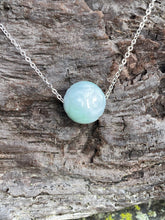 Load image into Gallery viewer, Jade Bead necklace, Jadeite Dragon Ball Pendant, Jadeite Pendant Necklace, Lucky Jade Necklace, Simple Jade Choker, jade necklace for girls.