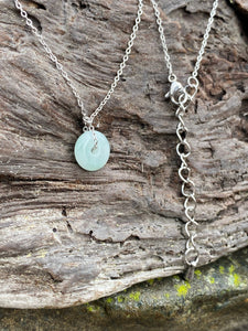 Good Luck Jade Necklace, Jade Necklace for Girls, Dainty Jade Donut Pendant Necklace, jade necklace for women, Lucky Jade Pendant Necklace.