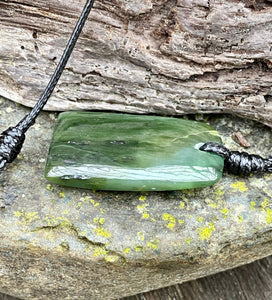 Authentic Natural Canadian Jade, Nephrite Jade Pendant, Canadian Jade Pendant, Mens Jade Necklace, Jade Necklace for Mens, Jade for men.