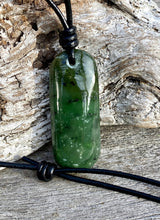 Load image into Gallery viewer, Authentic Natural Canadian Nephrite Jade Pendant, Canadian Jade Pendant, Nephrite Jade Pendant Choker, Mens Jade Necklace, Father’s Day Gift