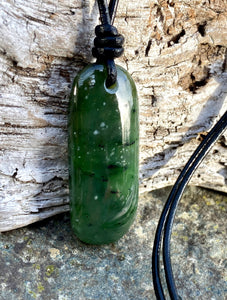 Authentic Natural Canadian Nephrite Jade Pendant, Canadian Jade Pendant, Nephrite Jade Pendant Choker, Mens Jade Necklace, Father’s Day Gift