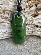 Load image into Gallery viewer, Authentic Natural Canadian Nephrite Jade Pendant, Canadian Jade Pendant, Nephrite Jade Pendant Choker, Mens Jade Necklace, Father’s Day Gift