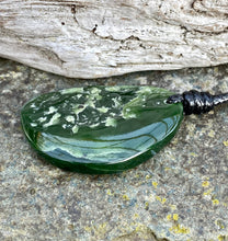 Load image into Gallery viewer, Authentic Natural Canadian Jade, Nephrite Jade Pendant, Canada Jade Pendant, Mens Jade Necklace, Jade Necklace for Mens, Jade for boyfriend.