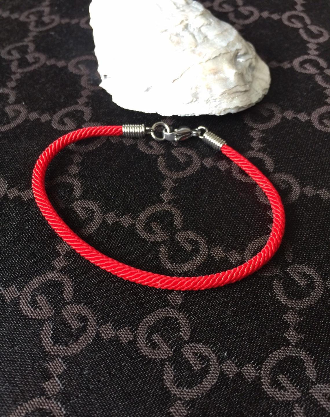 Bvlgari red clearance rope bracelet